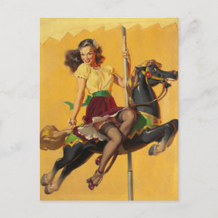 Lass zusammen postkarte