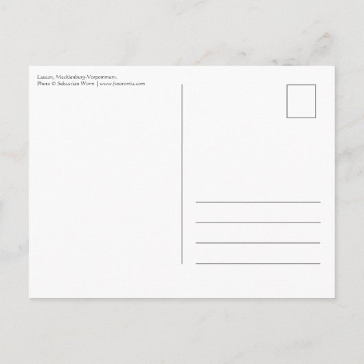 Lassan Deutschland Postkarte (Rückseite)