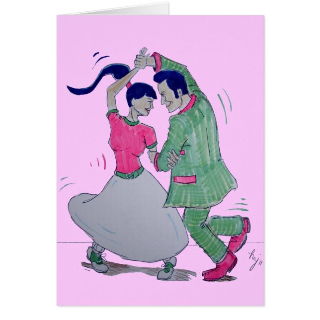 lasse alle die Drehung Swing Tänzer (Vorne)