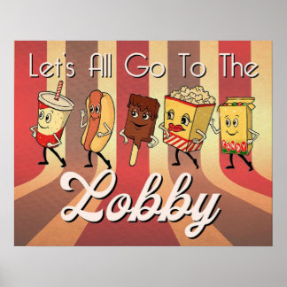LASSE ALLE IN DIE LOBBY POSTER