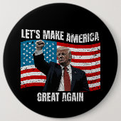 Lasse Amerika wieder groß machen Button (Vorderseite)