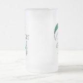 Lasse auf | Weihnachts Alkohol trinken Pun Mattglas Bierglas (Mittel)