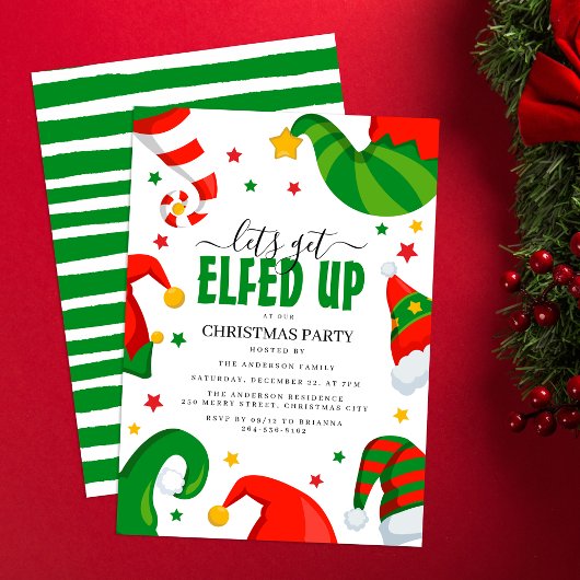 Lasse auf | Weihnachts-Party Einladung