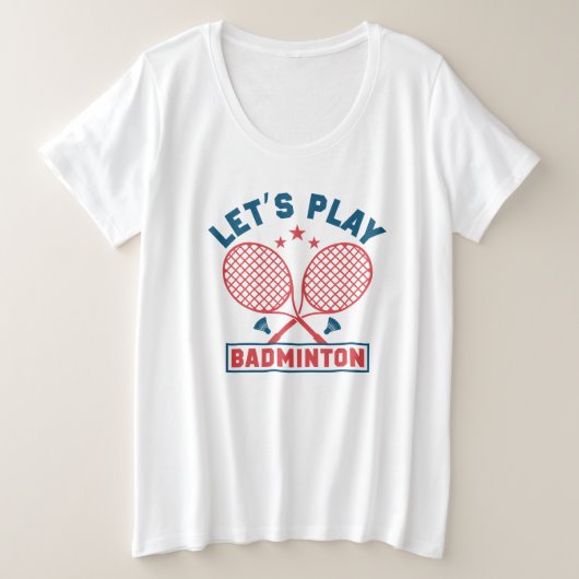 Lasse Badminton plus T - Shirt (Design vorne)