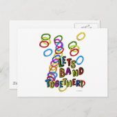Lasse Band zusammen Postkarte (Vorne/Hinten)