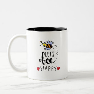 Lasse Bee Happy Zweifarbige Tasse