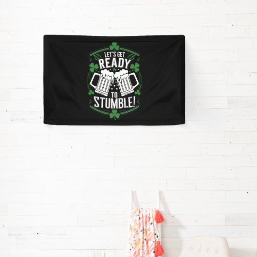 Lasse bereit, den Funny St Patrick's Day zu stoppe Banner (InSitu)