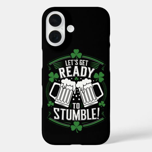 Lasse bereit, den Funny St Patrick's Day zu stoppe Case-Mate iPhone Hülle (Rückseite)