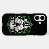 Lasse bereit, den Funny St Patrick's Day zu stoppe Case-Mate iPhone Hülle (Rückseite (Horizontal))