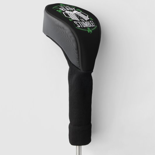 Lasse bereit, den Funny St Patrick's Day zu stoppe Golf Headcover (angewinkelt)
