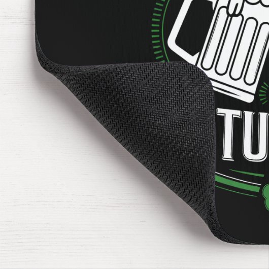 Lasse bereit, den Funny St Patrick's Day zu stoppe Mousepad (Ecke)