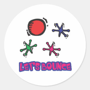 Lasse Bounce Jack Jax Runder Aufkleber