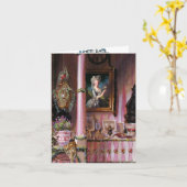 Lasse Cake Marie Antoinette PAPER/GRÖSSE OPTIONEN- Karte (Gelbe Blume)