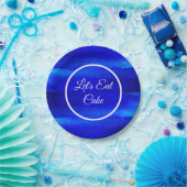 Lasse Cake Ocean Blue Beach Papier Teller essen (Party)