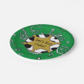Lasse Cake Sheriff Abzeichen Green Bandanna Teller (Schrägansicht)