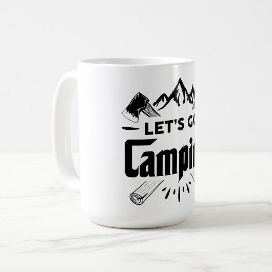 Lasse Camping, Camping-Vibes Kaffeetasse (Vorderseite Links)