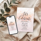 Lasse Celebrate Birthday Glitzer Einladung