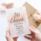 Lasse Celebrate Birthday Glitzer Einladung