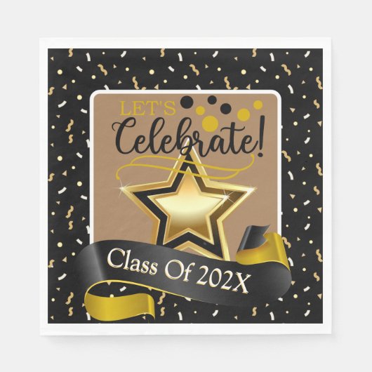 Lasse Celebrate-Geschlossen Papierplatte Serviette (Vorderseite)