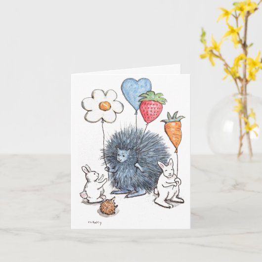 Lasse Celebrate Karte (Gelbe Blume)