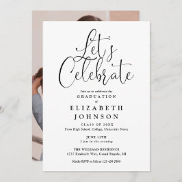 Lasse Celebrate Script Foto Graduation Party Einladung