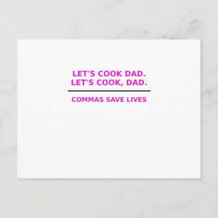 Lasse Cook Vater Commas Rette Lives Postkarte