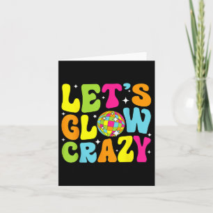 Lasse Crazy Retro Geburtstagsparty Glows 80er 90s Karte
