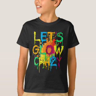Lasse Crazy Retro Geburtstagsparty Glows 80er 90s  T-Shirt