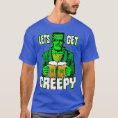 Lasse Creepy St Patricks Day Frankenstein T-Shirt (Vorderseite)