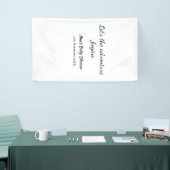 lasse das Abenteuer beginnt Babydusche hinzufügen  Banner (Messeveranstaltung)