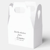 lasse das Abenteuer beginnt Babydusche hinzufügen Geschenkschachtel (Geöffnet)