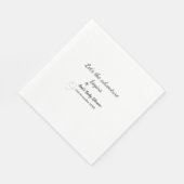 lasse das Abenteuer beginnt Babydusche hinzufügen Serviette (Ecke)