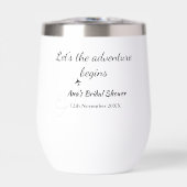 lasse das Abenteuer beginnt Brautparty hinzufügen (Vorderseite)