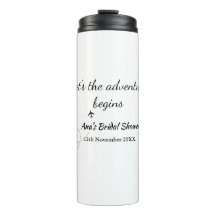 lasse das Abenteuer beginnt Brautparty hinzufügen 