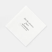 lasse das Abenteuer beginnt Brautparty Name hinzuf Serviette (Ecke)