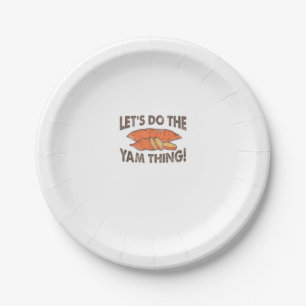 Lasse die Yam Things Funny Erntedank Dinner Sw Pappteller