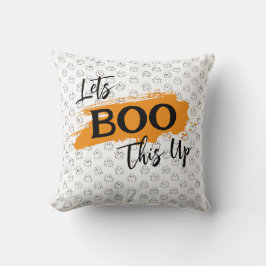 Lasse dies mit Niedlichem Ghost-Muster. Kissen