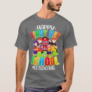 Lasse dies willkommen zurück zum ersten Schultag T-Shirt