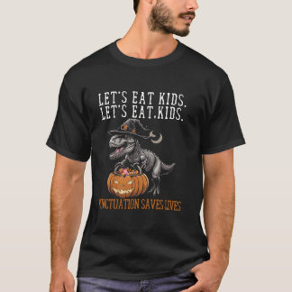 Lasse Eat Kids Dinosaur Zombie Trick Leckerei Dino T-Shirt