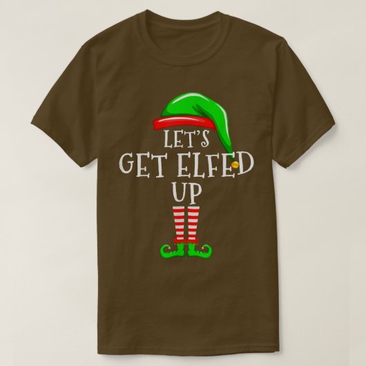 Lasse Elf-Familie überholen Weihnachten Gr T-Shirt (Design vorne)