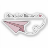 Lasse Entdecken der Welt-Aufkleber Aufkleber (Vorderseite)