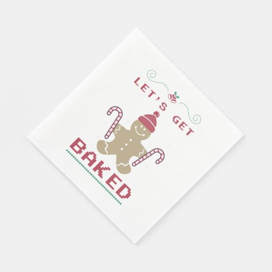 Lasse erhalten gebacken serviette (Ecke)