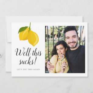 Lasse erneut versuchen, diese Hochzeit ändern Sie Save The Date