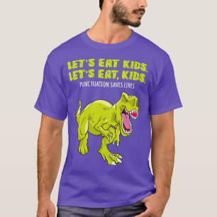 Lasse Essen Kinder Dinosaurier Satzzeichen Rette L T-Shirt