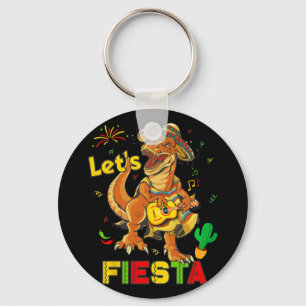 Lasse Fiesta Cinco De Mayo Dinosaur Mexikanisches  Schlüsselanhänger