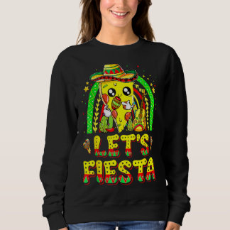 Lasse Fiesta Dabbing Taco Rainbow Cinco De Mayo Pa Sweatshirt