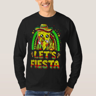 Lasse Fiesta Dabbing Taco Rainbow Cinco De Mayo Pa T-Shirt