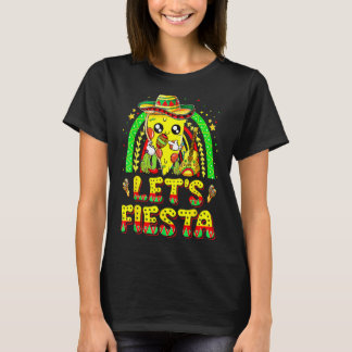 Lasse Fiesta Dabbing Taco Rainbow Cinco De Mayo Pa T-Shirt