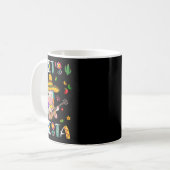 Lasse Fiesta Dancing Mexican Unicorn Cinco De Mayo Kaffeetasse (Vorderseite Links)