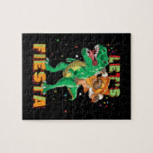 Lasse Fiesta Dinosaur Mexican Dino Cinco De Mayo Puzzle (Horizontal)